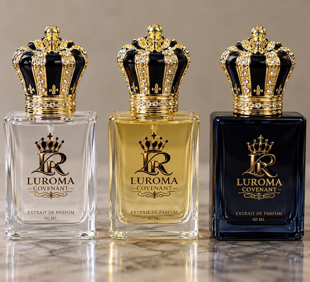 Luroma crowned bottles
